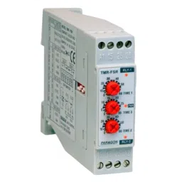 Paragon TMR-DIN Rail Wall Mounting Timer Separate 1 CO for Forward and Reverse Relay Output and 24 V AC/DC, TMR-FSR-image-27