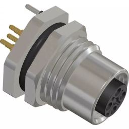 RS PRO Circular Connector 5 Contacts Rear Mount M12 Connector Socket, 2017201-picture-12