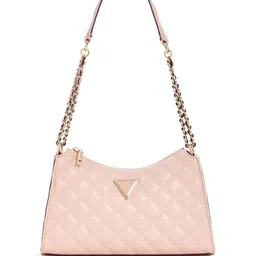 GUESS Checked Textured PU Structured Shoulder Bag with Quilted image 1