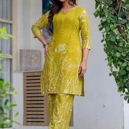 JAIPUR SARAI Printed Tunic With Trousers Co-Ords image 5