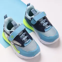 Cute Walk by Babyhug Sports Shoes With Velcro Closure - Light Blue-picture-22