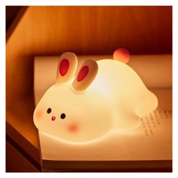 SANJARY Silicone Lamp, Decorative, Night Light for Children Cute Rechargeable Led Silicone Lamp Touch Sensor Dimmable color design may vary-picture-19