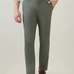 ColorPlus Men Slim Fit Low-Rise Cotton Formal Trouser-picture-37