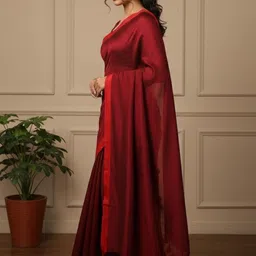 Brynbrit Pure Cotton Khadi Saree-picture-21