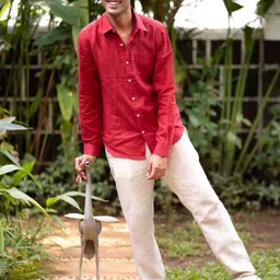 Creatures of Habit Men Classic Opaque Casual Shirt-picture-46