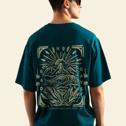 AUSK Men Printed Drop-Shoulder Sleeves Ethnic Pockets T-shirt-picture-50