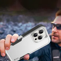 KARWAN Rugged Dual Layer iPhone 16 Pro Back Case Cover image 4