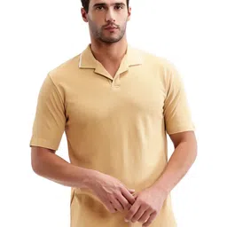 7 Cavalry Men Solid Polo Collar Cotton T-shirt-picture-29