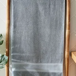 Home Centre Blue Cotton 500 GSM Bath Towel-picture-25