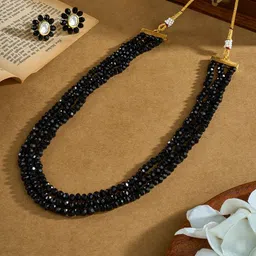 TEEJH Gold-Plated Nithila Beaded Jewellery Set-picture-29