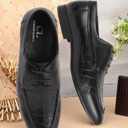 Carlton London Women Textured Leather Oxfords-image-96