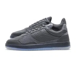 RARE RABBIT Men Reven Dark Grey Round Toe Sneakers-image-67