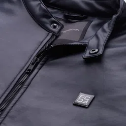 French Connection Mock Collar Biker Jacket image 2