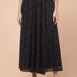 Hive91 Printed Flared Maxi Skirt-picture-10