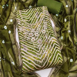 Lilots Printed Unstitched Dress Material image 2