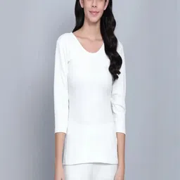 Rock It Women Solid V-Neck Woollen Thermal Top-picture-18