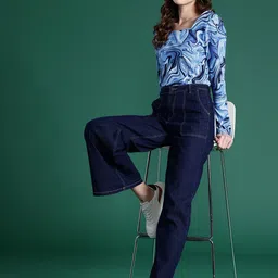 DressBerry Abstract Print Top image 4