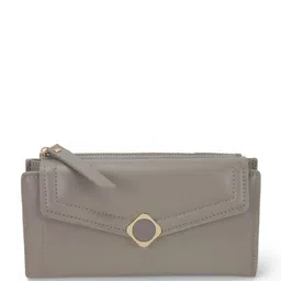 Mochi Women Solid Three Fold Wallet image 4