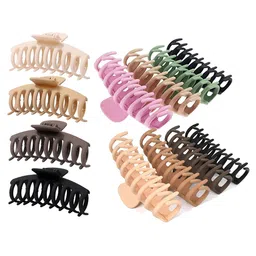 LEKZOW Women Set Of 12 Big Hair Claw Clip-picture-40
