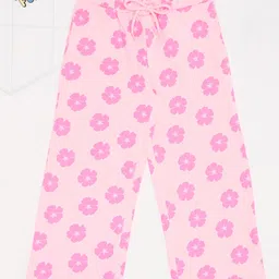 Pantaloons Junior Cotton Knit Floral Printed Pant - Pink-picture-18