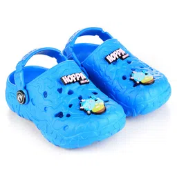 HOPPA SWEDEN Perforated Clogs With Cartoon Charms - Royal Blue-picture-26