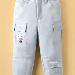 Noddy Solid Anti Pilling Lining Detailed Pant - Light Blue-picture-25