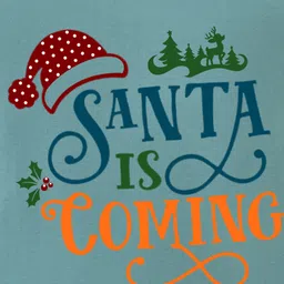 BLUSHES Christmas Theme 100% Cotton Full Sleeves Santa Is Coming Text Printed Romper - Olive Green image 4