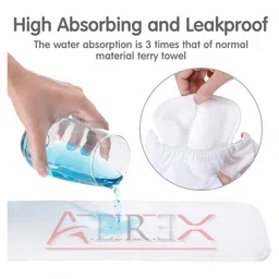 AEREX Reusable Baby 2 Cloth Diapers For 6 Months to 3 Years With 2 Insert Pads Leak Proof Washable Diapers For New Born Babies Adjustable Pocket Cloth Diaper Nappies (Red & Orange) image 3
