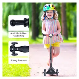 R for Rabbit Road Runner Junior Scooter - Black image 4