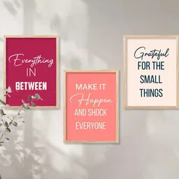 walllane Motivational Wall Art With Frame Home Decor Wall Painting For Living Room Office Bedroom-picture-37
