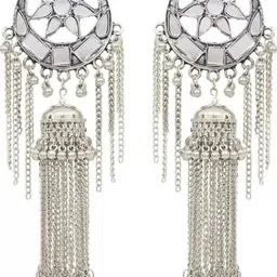 SZN Crescent Shaped Jhumkas-picture-23