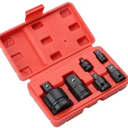 inditrust Multi type 6PC Pneumatic Air Impact Adapter & Reducer Socket Set Female To Male Socket Set-picture-16