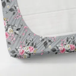 FURNOFY Multicoloured Polycotton Bedsheet with 2 Pillow Covers image 4