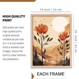 WALLLANE Brown Wood Wall Art image 3