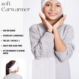 Bharatasya Girls Knitted Headband image 3