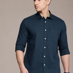 French Connection Men Premium Slim Fit Pure Cotton Casual Shirt image 4