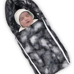 Divine Casa Baby Sleeping Bag & Carry Nest for New Born -Charcoal Grey-picture-25
