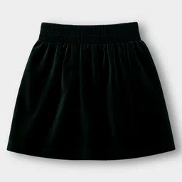 Mi Arcus Knit Solid Skirt - Green-image-85