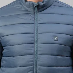 Van Heusen Innerwear Men Geometric Open Front Jacket image 4