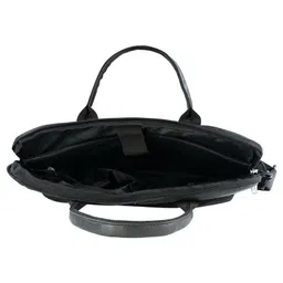 mike bags Mike Esquire Leather File Bag Black - Capacity 7 l image 2