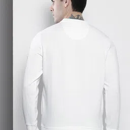 The Indian Garage Co Men White Printed Sweatshirt image 3