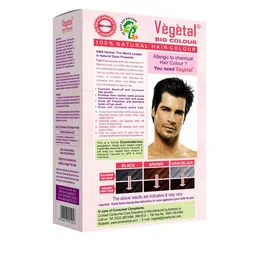 Vegetal Set Of 3 Bio Color 100% Natural Hair Color - 150 g Each - Soft Black image 2