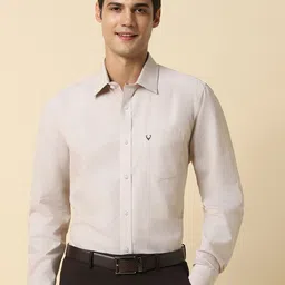 Allen Solly Slim Fit Cotton Formal Shirt-picture-26