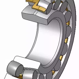 ZKL Spherical Roller Bearing, Inner Dia 160 mm, Outer Dia 240 mm, Width 60 mm, 23032W33M C3 image 2