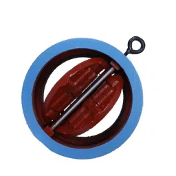 Leader 2-1/2 Inch,65 mm Cast Iron Dual Plate Check Valve CI 085B image 3