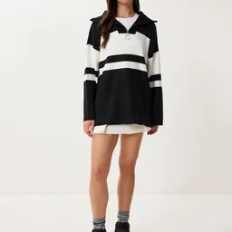 Happiness istanbul Women Striped Pullover-picture-34