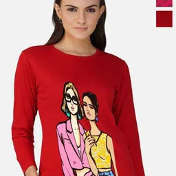 Metronaut Women 2 Printed Bio Finish Pockets T-shirt-picture-10