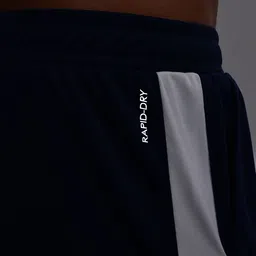 HRX by Hrithik Roshan Men Side-Striped Rapid-Dry TrainingShorts image 3