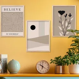 walllane Modern Wall Art With Frame Home Decor Wall Painting For Living Room Office Bedroom-picture-39