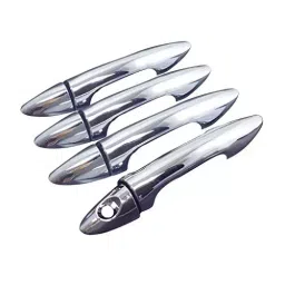 Auto Pearl Chrome Handle Trim Cover Compatible For Hyundai Creta (Set of 4) image 2